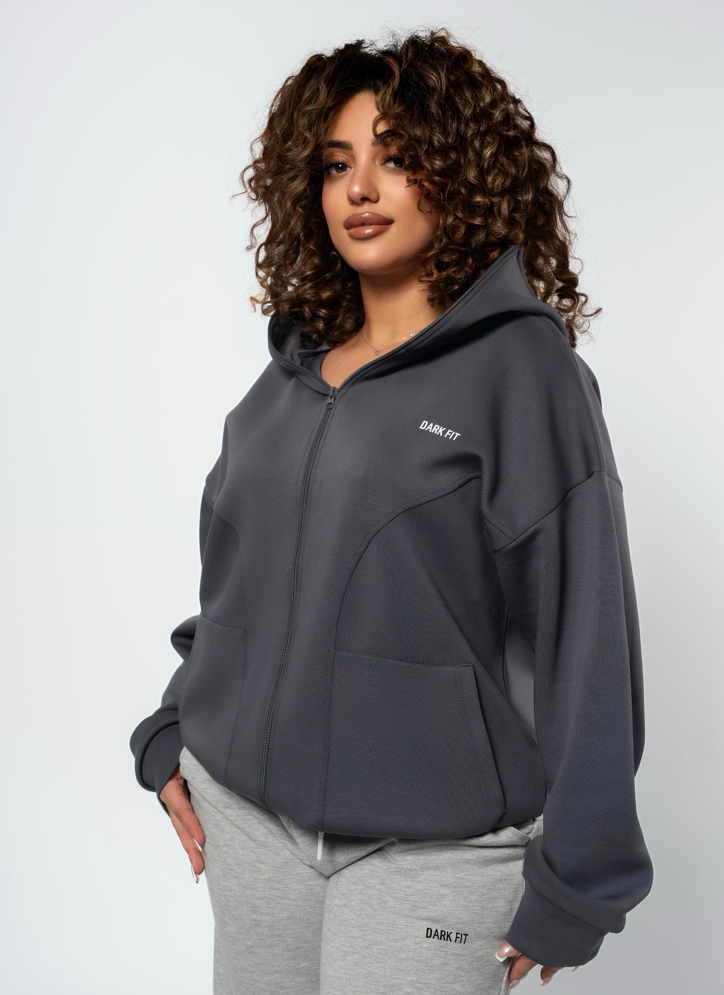 BALACLAVA STYLE – HOODIE -Gray