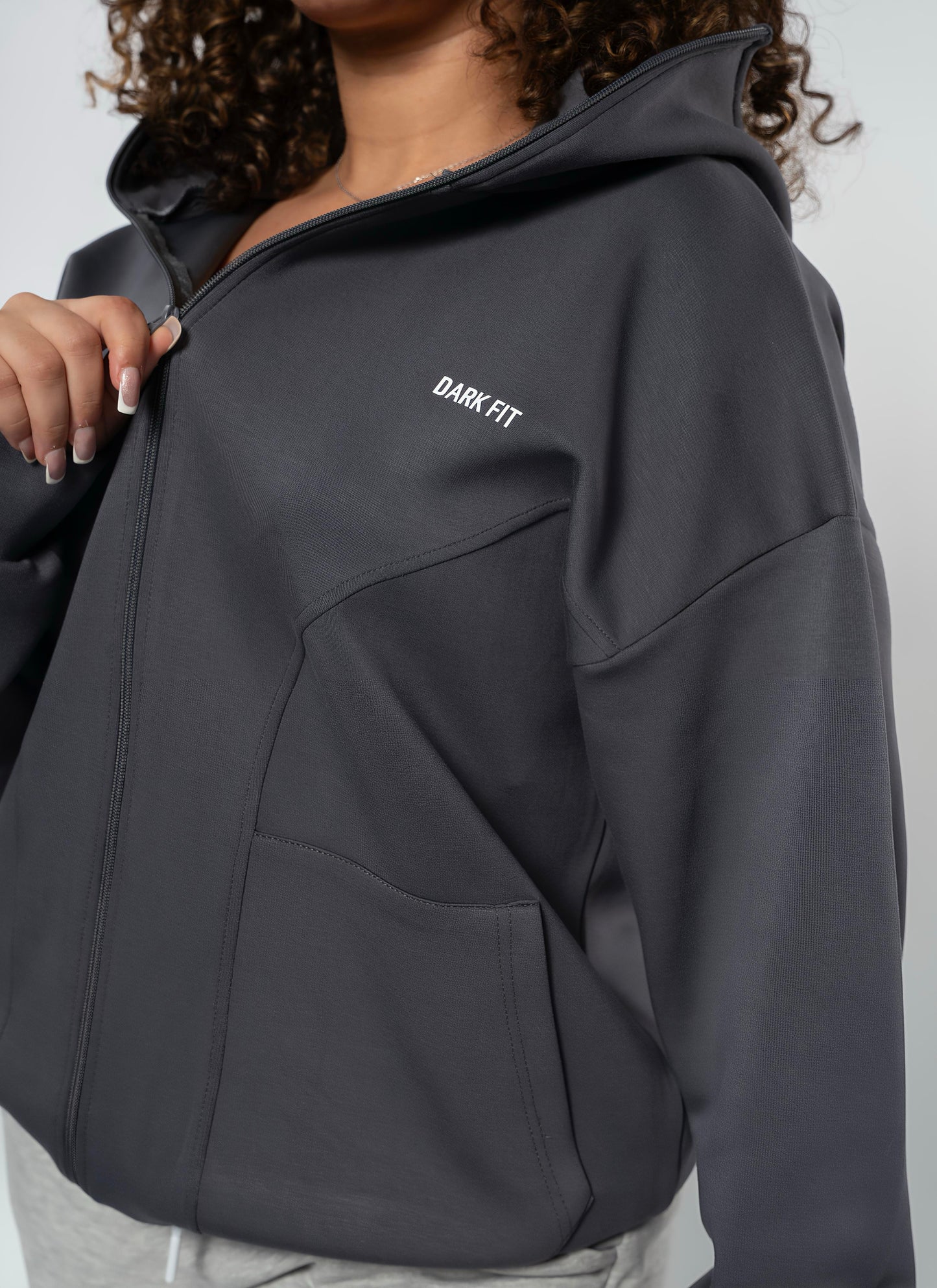 BALACLAVA STYLE – HOODIE -Gray