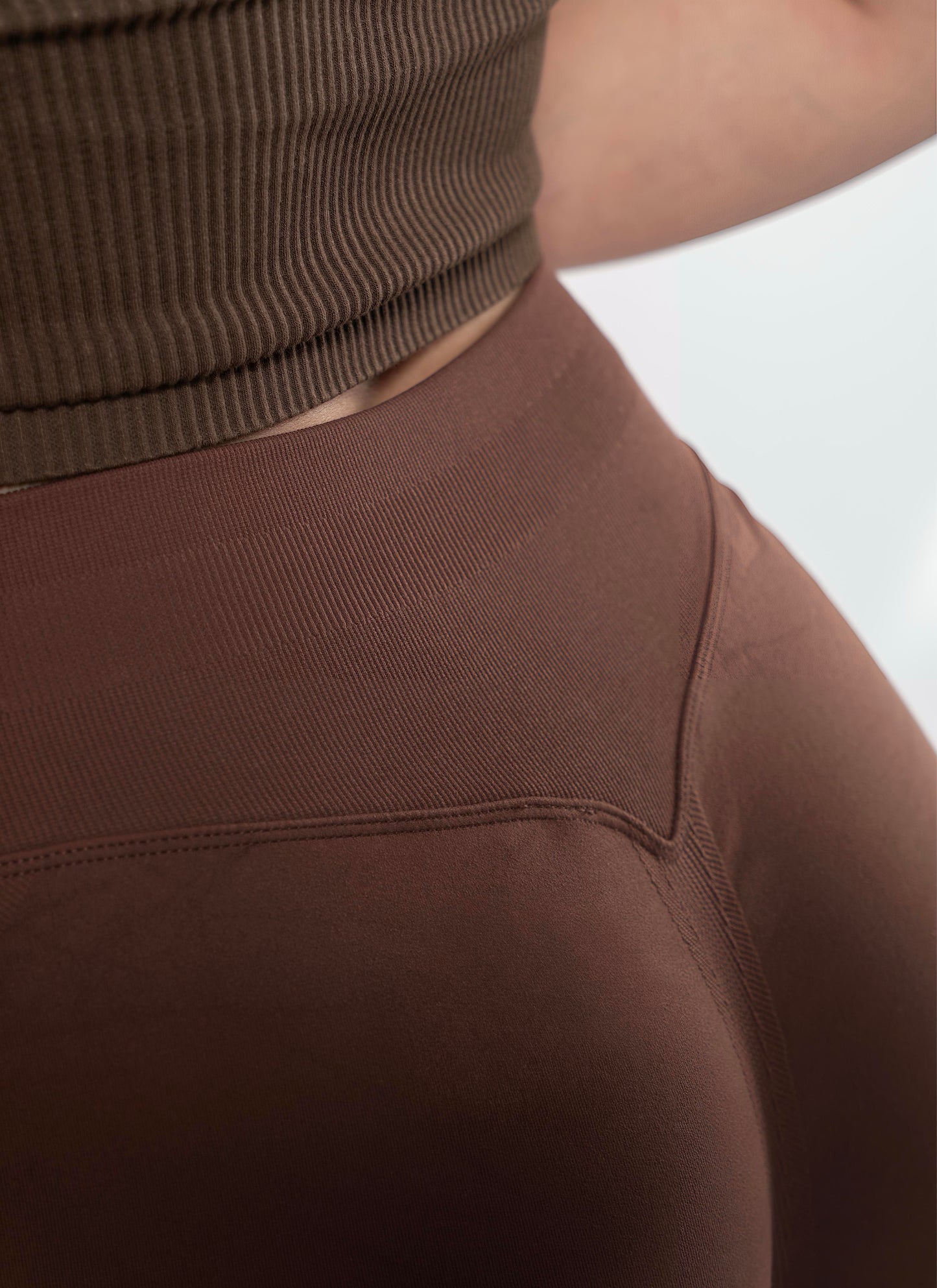Everyday High Waisted Leggings | Brown