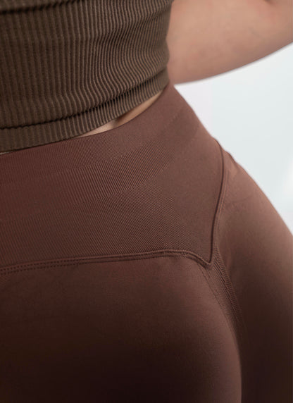 Everyday High Waisted Leggings | Brown